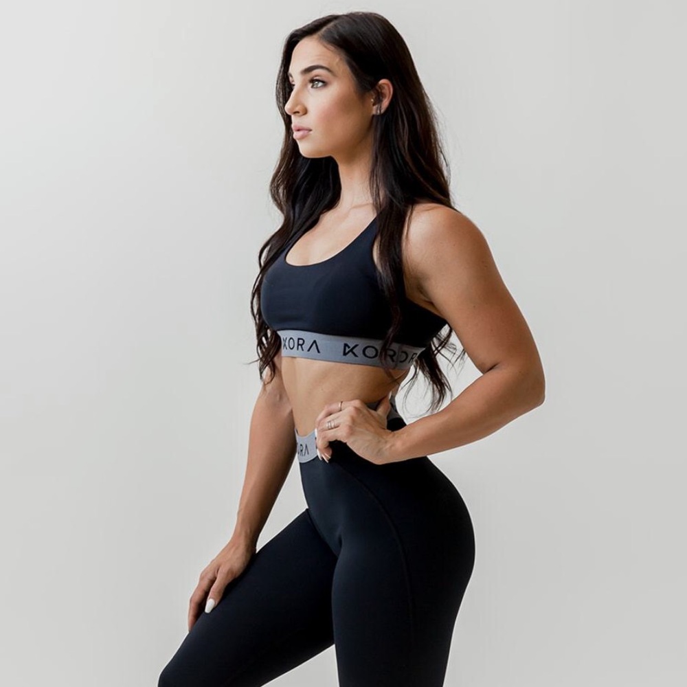 Black Kora sports bra